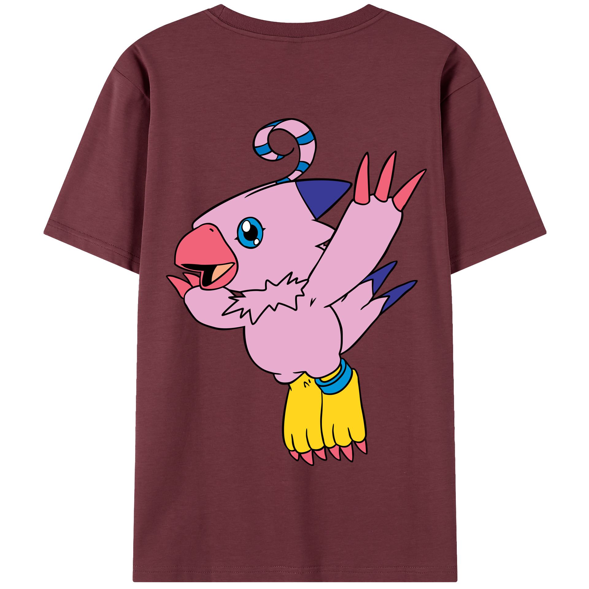 （画像用） Digimon デジタルモンスター/デジモン 綿100％半袖Tシャツ（背面プリント）